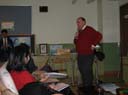 Teacher Mr. R Barber chaired the event.